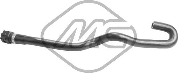 Патрубок радиатора (системы охлаждения) Metalcaucho для BMW 5 V (E60/E61) 2003-2010. Артикул 99347