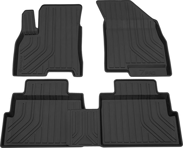 Коврики Rezkon резиновые для салона Chery Tiggo 7 Pro 2020-2026. Артикул 1011036100