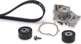 Помпа (водяной насос) с комплектом ремня ГРМ Gates PowerGrip® для Citroen C8 I 2002-2004. Артикул KP15558XS