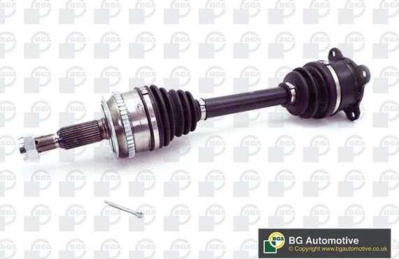 Полуось (привод в сборе, приводной вал) BGA передняя правая для Fiat Fullback I 2016-2026. Артикул DS6101R