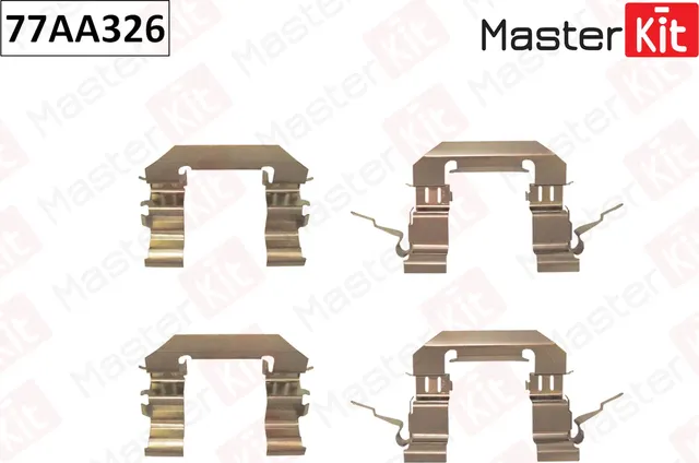 Комплект монтажный тормозных колодок (Master KIT). Артикул 77AA326