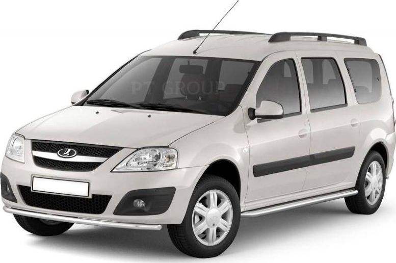 Рейлинги продольные PT Group Комфорт для Lada Largus 2012-2026 Черный муар. Артикул 01300606