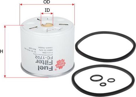 Топливный фильтр Sakura. Артикул FC-1702