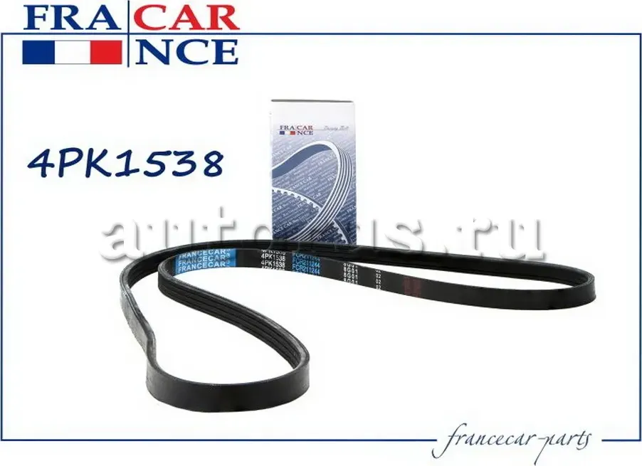 ремень поликлин 4pk1538 (Francecar). Артикул FCR211244