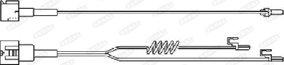Датчик износа тормозных колодок  BERAL. Артикул UAI101