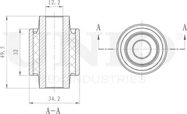 Сайлентблок рычага подвески (Unio). Артикул RMP-20399