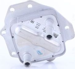 Радиатор масляный (маслоохладитель) для двигателя Nissens (алюминий). Артикул 91443