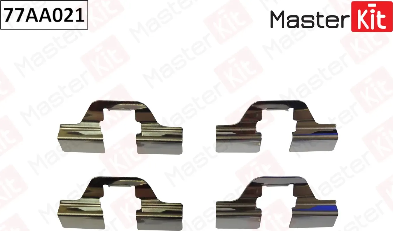 Комплект установочный тормозных колодок VW GOLF IV 1997-05 77ACL201 (Master KIT). Артикул 77AA021