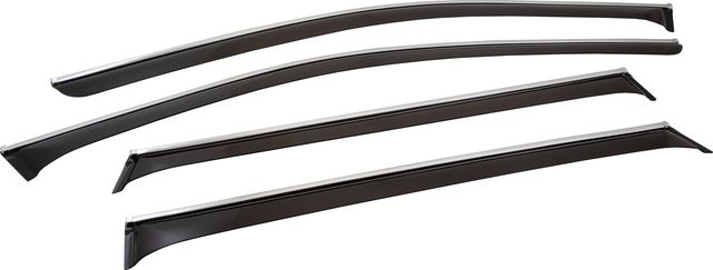 Дефлекторы Chromex для окон (c хром. молдингом) (4 шт.) Haval F7 внедорожник 2019-2026. Артикул CHROMEX.63030