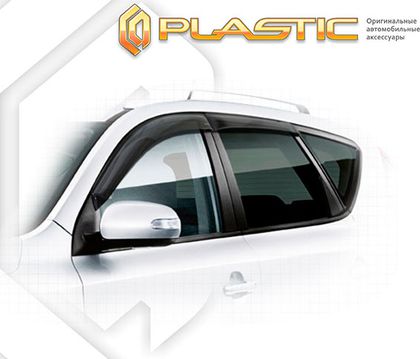 Дефлекторы СА Пластик для окон (Classic полупрозрачный) Kia Ceed 2011. Артикул 2010030305554