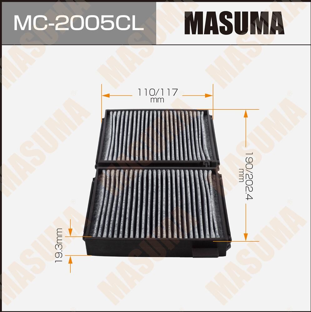 Салонный фильтр Masuma. Артикул MC-2005CL