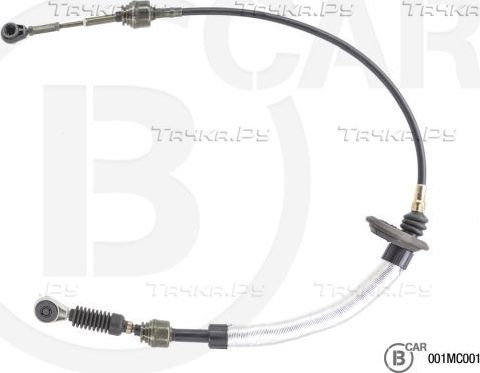 Трос переключения передач КПП B CAR. Артикул 001MC001
