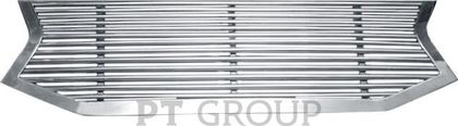 Защитная решетка радиатора PT Group (НПС) d12 для УАЗ Патриот I рестайлинг 2014-2025. Артикул 05021001