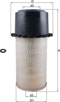 Воздушный фильтр Mahle. Артикул LX 18