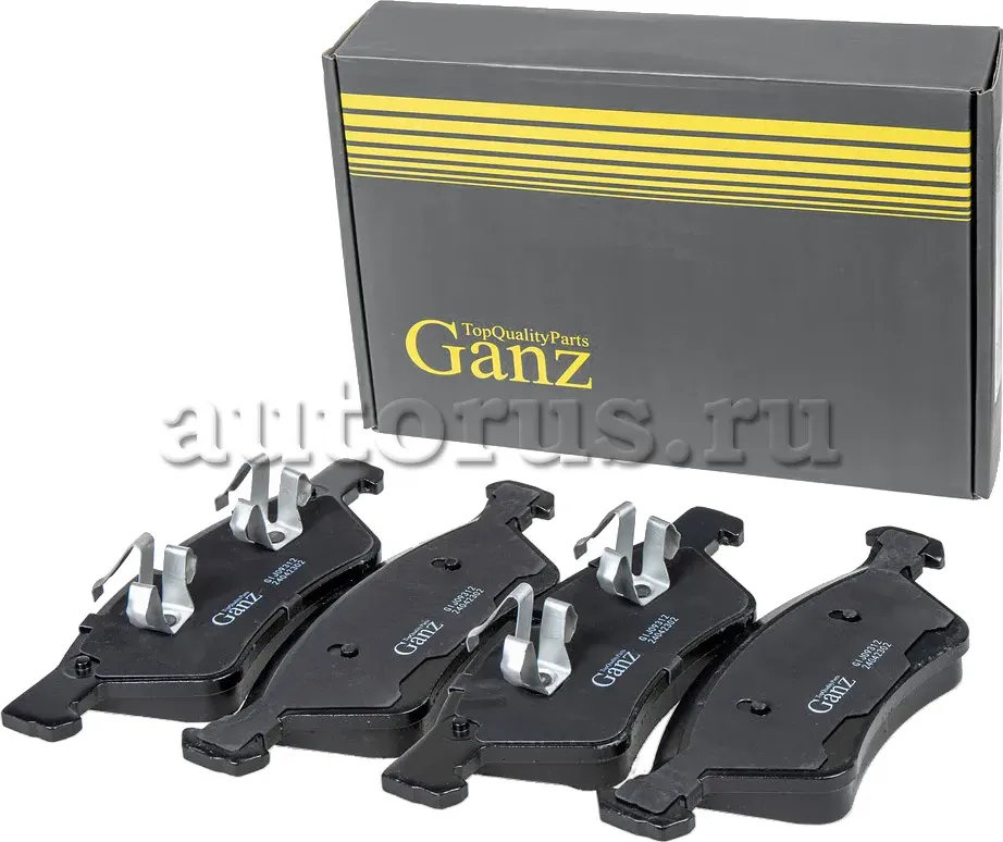 Колодки передние MERCEDES BENZ  ML/GL/R С 2005 GANZ GIJ09312 Ganz. Артикул GIJ09312