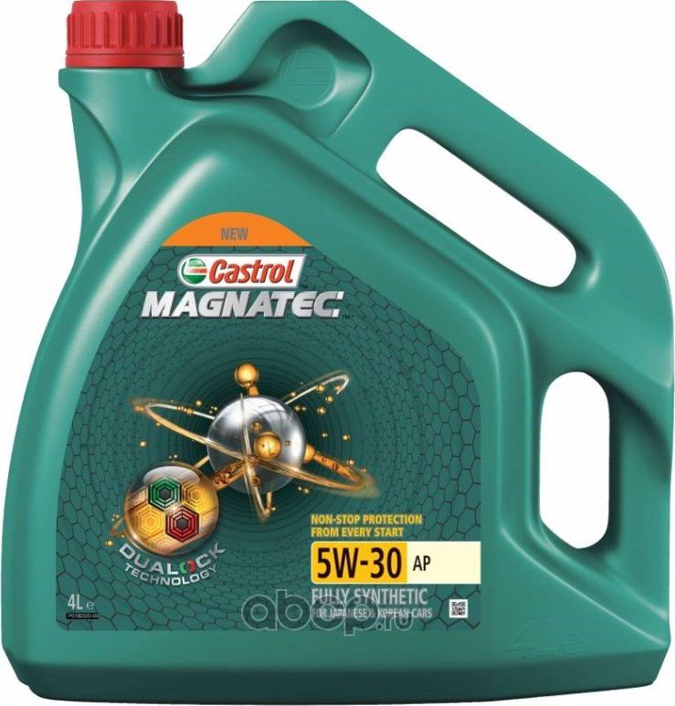 Масло моторное 5W30 CASTROL 4л MAGNATEC DUALOCK АP. Артикул 15EAA8