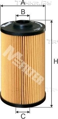Масляный фильтр MFilter для Alpina B12 E38 1995-2001. Артикул TE 4018