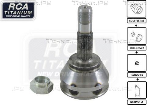 Шрус наружный (граната) RCA FRANCE NEW CV JOINT. Артикул CI14