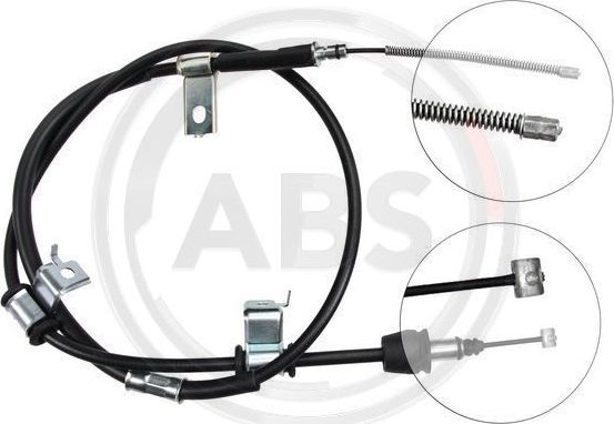 Трос ручника (тросик ручного тормоза) ABS. Артикул K17127