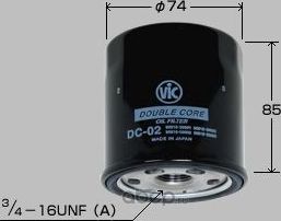 ФИЛЬТР МАСЛЯНЫЙ VIC DOUBLE CORE DC-02 (C-111) VIC. Артикул DC02