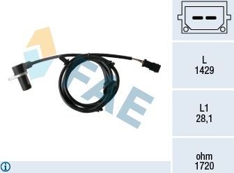 Датчик ABS FAE. Артикул 78460