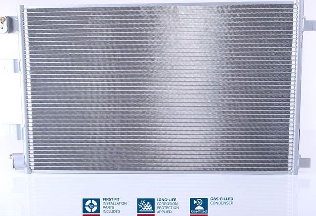 Радиатор кондиционера (конденсатор) Nissens (алюминий) для Nissan Qashqai I 2011-2013. Артикул 940402