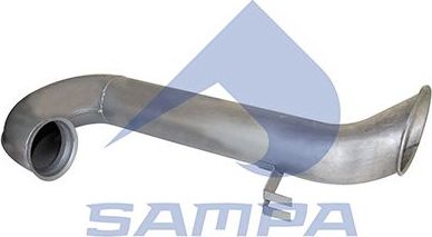 Глушитель (труба соединительная) Sampa задний для DAF 95 1987-1998. Артикул 050.435