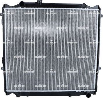 Радиатор охлаждения двигателя NRF (алюминий). Артикул 52088