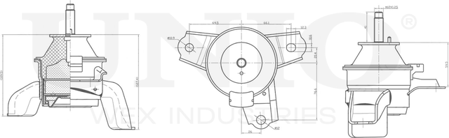 Опора двигателя (Unio). Артикул RMP-15063