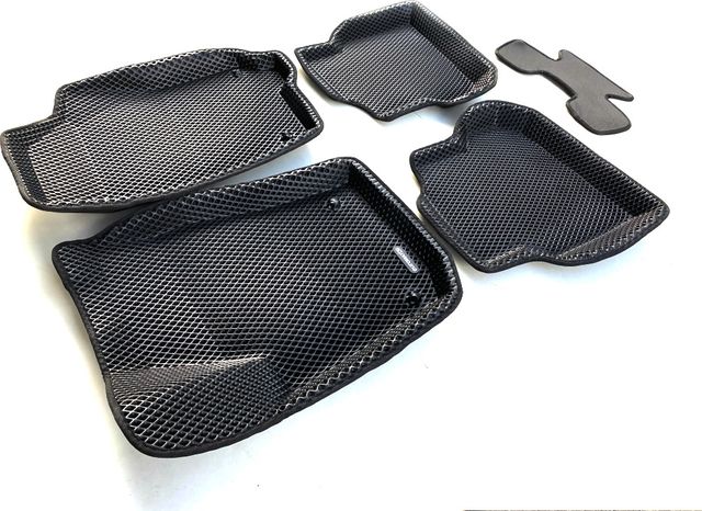 Коврики Euromat 3D EVA для салона Volkswagen Polo V седан 2010-2019. Артикул EM3DEVA-005416