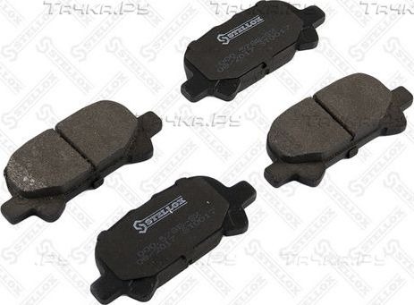 Тормозные колодки Stellox. Артикул 000 578B-SX