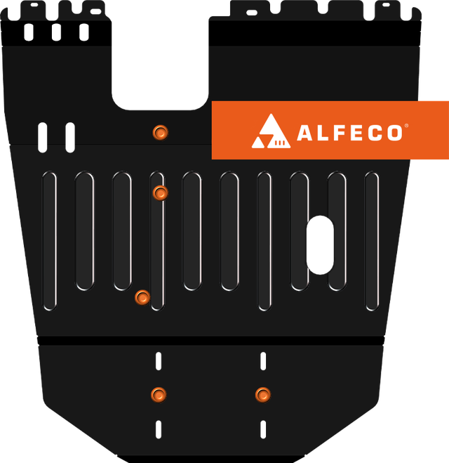 Защита Alfeco для картера и КПП Haima 7 2013-2016. Артикул ALF.45.02 st