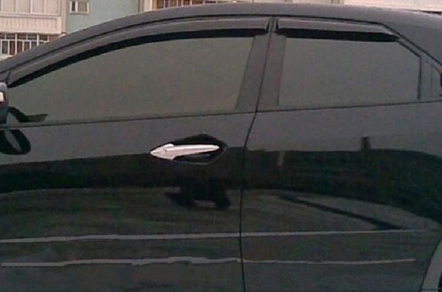 Дефлекторы EGR для окон Honda Civic IX хэтчбек 5-дв. 2011-2017. Артикул 92434025B