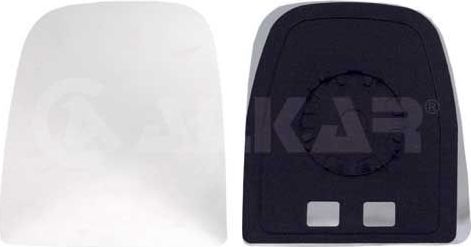 Зеркальное стекло бокового зеркала Alkar. Артикул 6401249