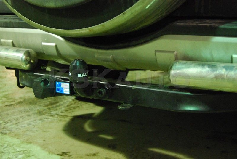 Фаркоп Baltex для Mitsubishi Pajero IV (бензин) 2008-2026. Фланцевое крепление. Артикул MP08