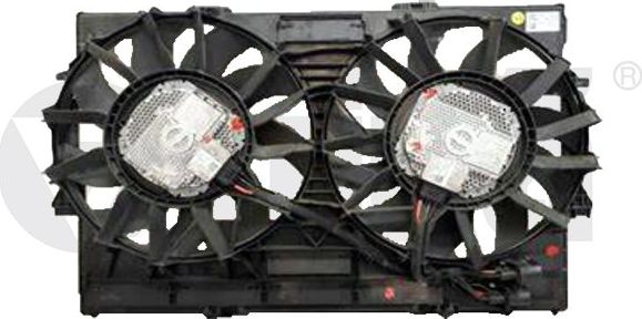 Вентилятор радиатора двигателя (в сборе) Vika для Audi S7 I (4G) 2012-2018. Артикул 11211894601