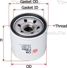 Фильтр АКПП Sakura для Subaru Forester II 2002-2005. Артикул TC-1801