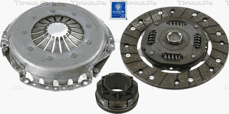 Сцепление (комплект) SACHS для Volkswagen Passat B5 1996-2000. Артикул 3000 840 301