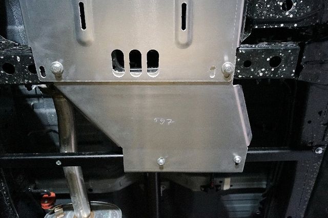 Защита алюминиевая ТСС (4 мм) для раздаточной коробки Great Wall Poer Kingkong 2023-2026. Артикул ZKTCC00597