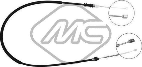 Трос ручника (тросик ручного тормоза) Metalcaucho. Артикул 80330