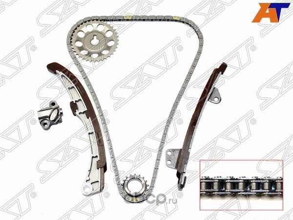 КОМПЛЕКТ ДЛЯ ЗАМЕНЫ ЦЕПИ ГРМ TOYOTA 1NZ-FE1NZ-FXE (SAT). Артикул TKTY280A
