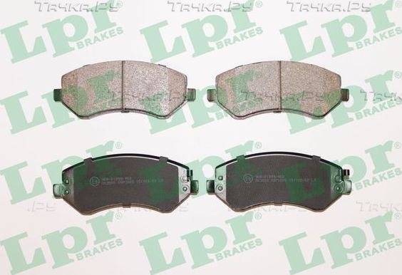 Тормозные колодки LPR передние для Chrysler Voyager IV 2000-2008. Артикул 05P1005