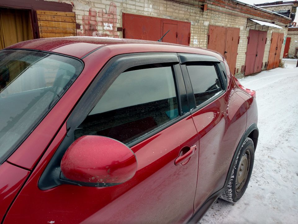Дефлекторы SIM для окон Nissan Juke 4-дв. 2010-2019. Артикул SNIJUK1132
