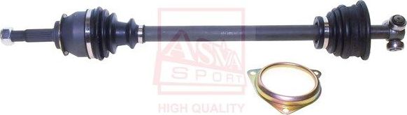 Полуось (привод в сборе, приводной вал) Asva передняя левая для Renault Sandero II 2007-2026. Артикул RNDL-LOG