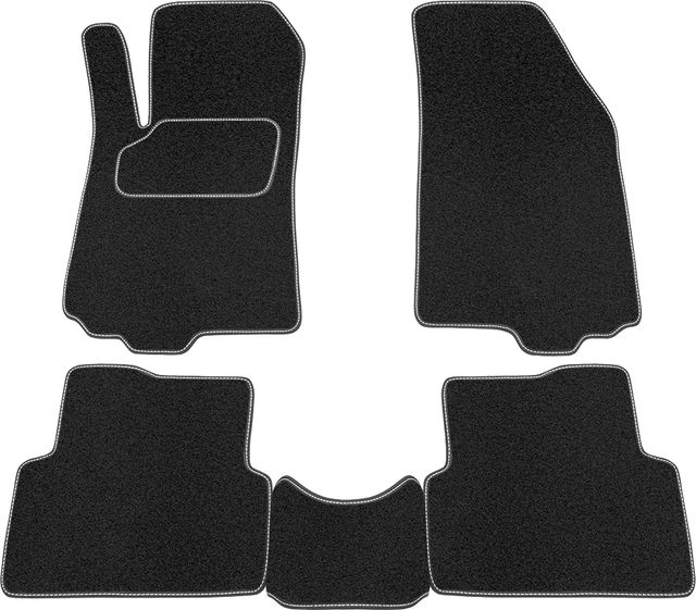 Коврики Rezkon ворсовые Стандарт для салона Chevrolet Cobalt 2012-2015. Артикул 2512015100