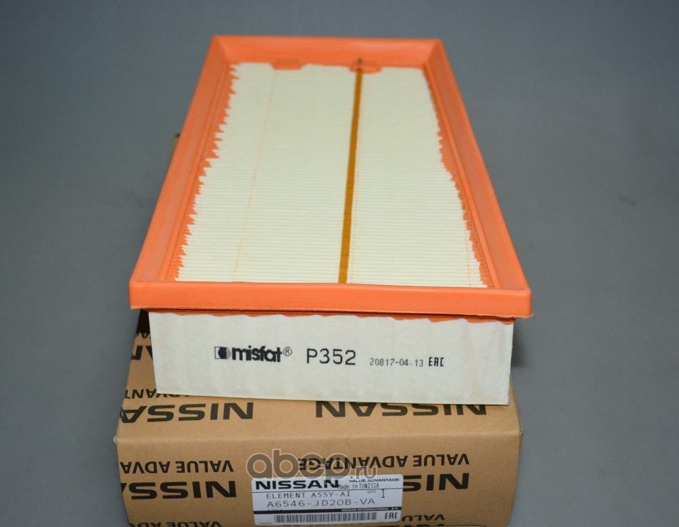 Воздушный фильтр Nissan. Артикул A6546JD20BVA