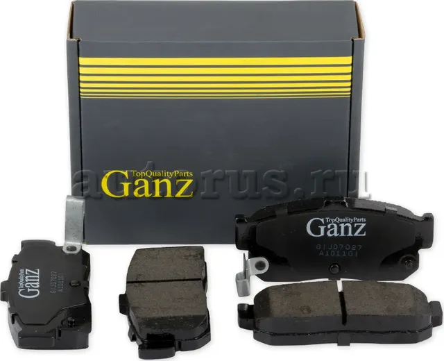 Колодки задние GANZ Ganz. Артикул GIJ07027