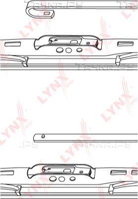 Щетки стеклоочистителя (дворники) LYNXauto передние для Hyundai ix35 I 2010-2015. Артикул 6040LR