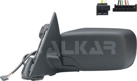 Зеркало боковое Alkar левое для BMW 3 IV (E46) 1997-2005. Артикул 6129849
