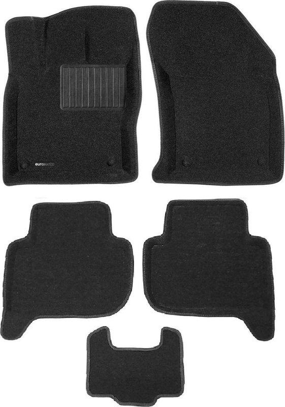 Коврики текстильные Euromat 3D Business для салона Volkswagen Tayron 2018-2026. Артикул EMC3D-005431